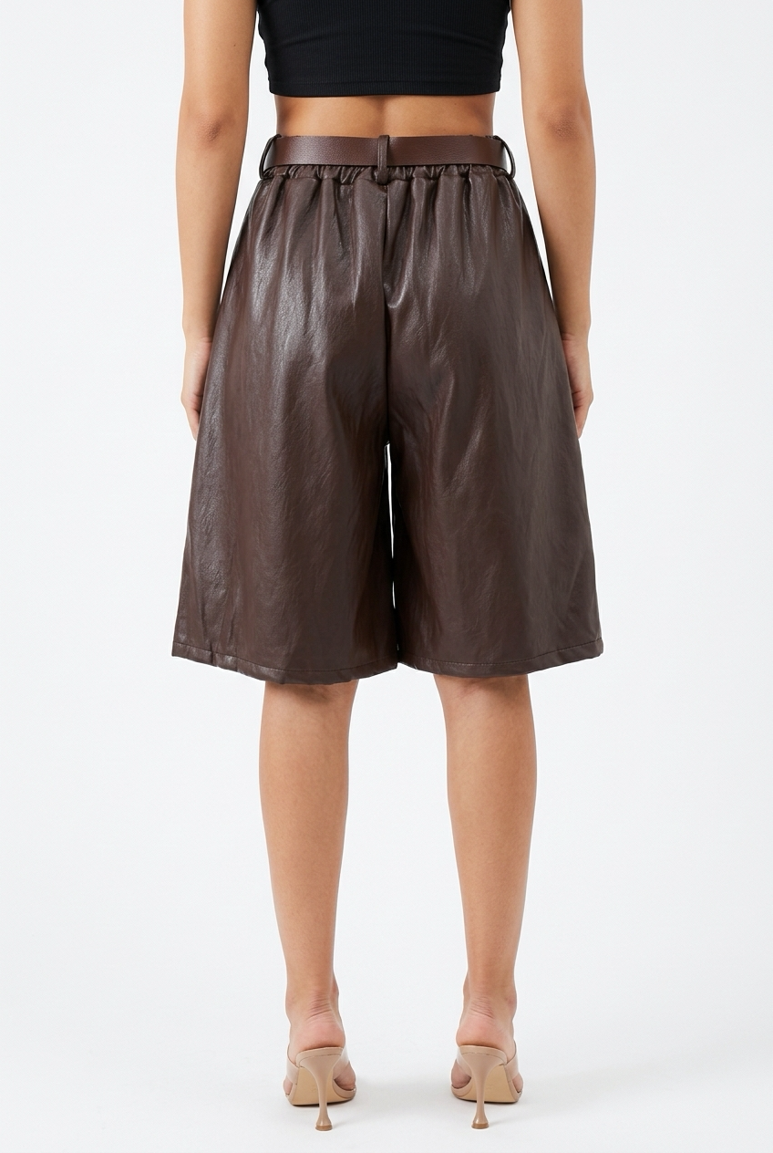BERLO SHORTS-Brown