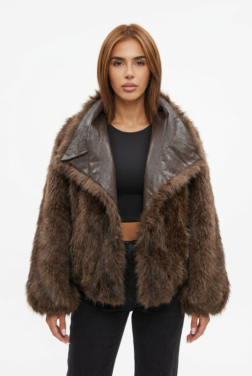 VOLVA JACKET-Brown