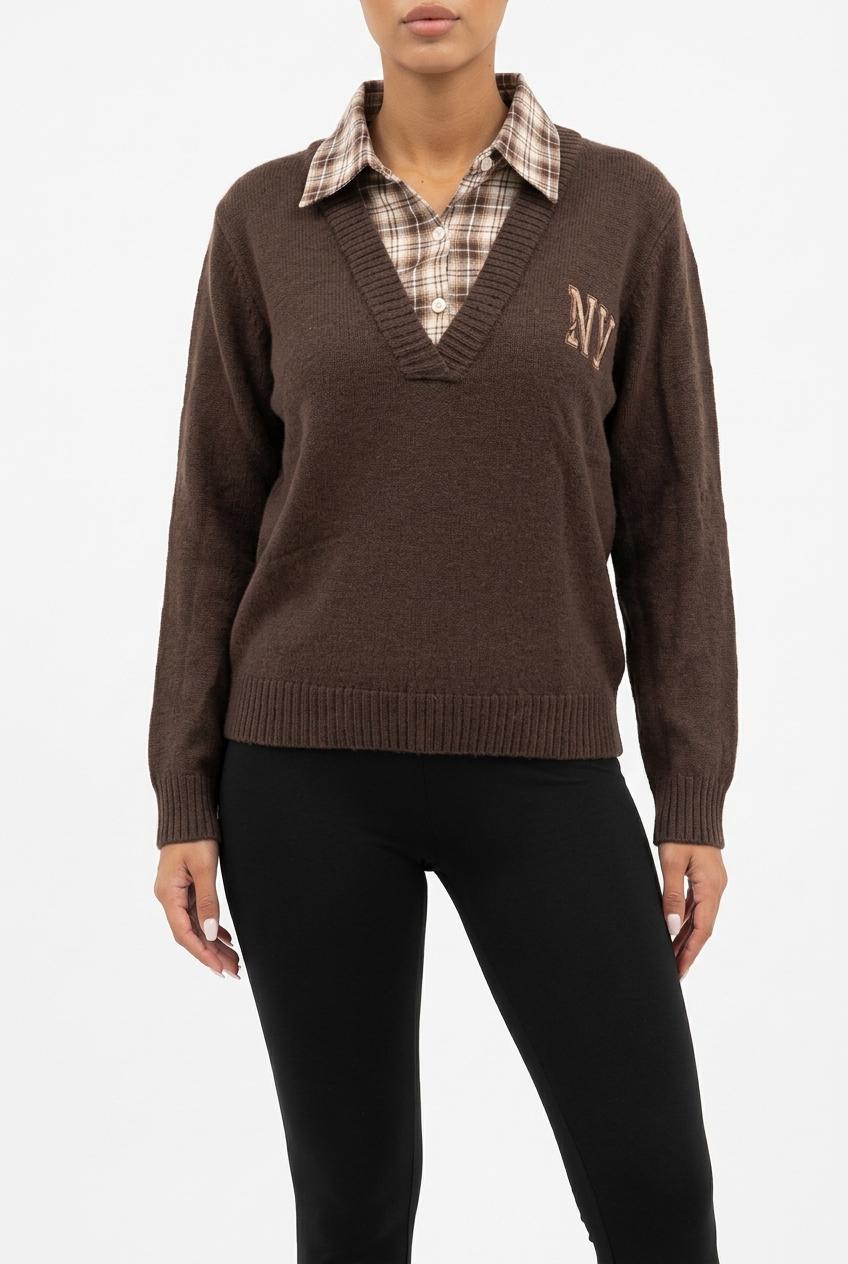 ITA | NY SWEATER-Brown