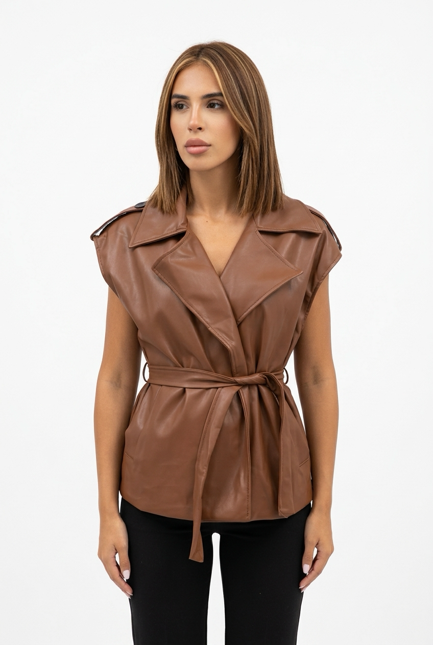 SEBALA VEST-Camel
