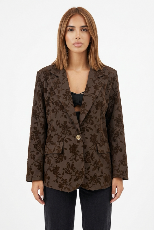 VIVA BLAZER-Brown