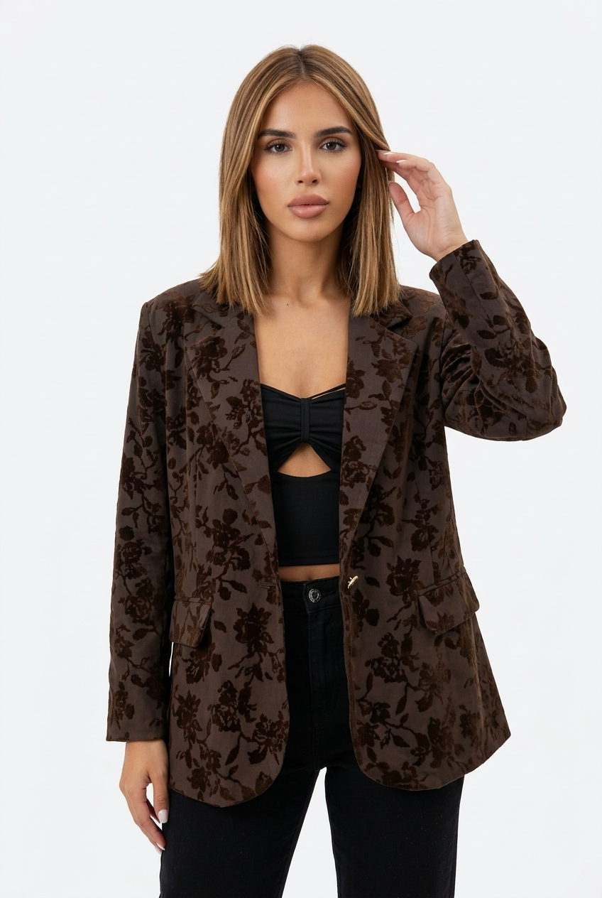 VIVA BLAZER-Brown