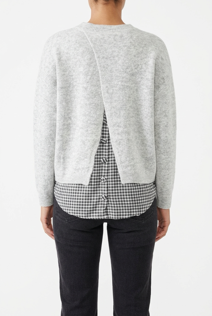 VERINA SWEATER-Grey
