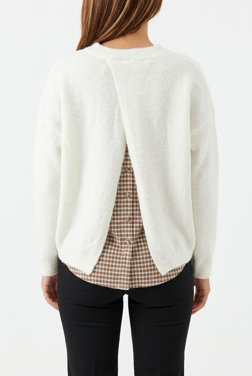 VERINA SWEATER-Beige