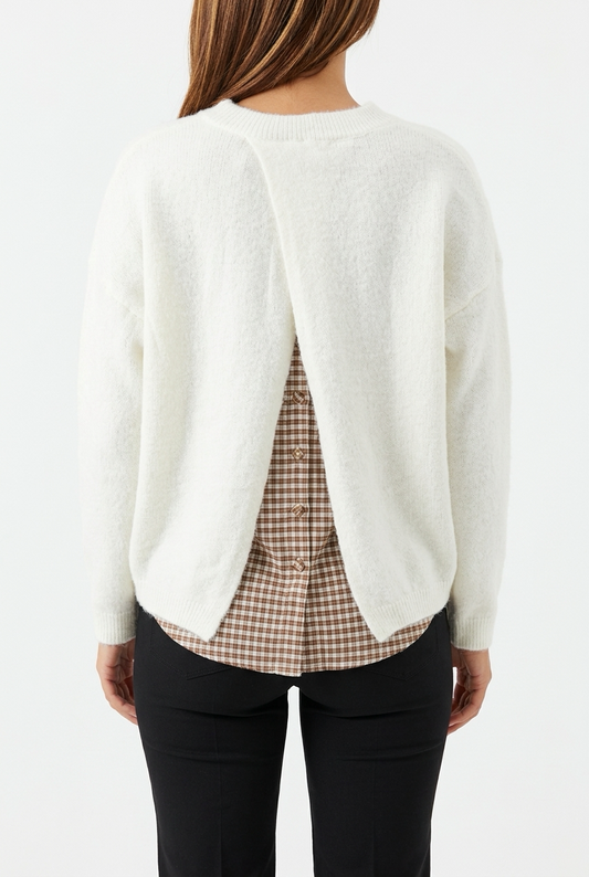 VERINA SWEATER-Beige
