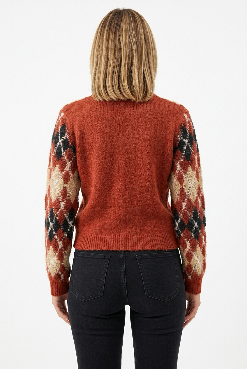 JACKARINA SWEATER-Burgundy