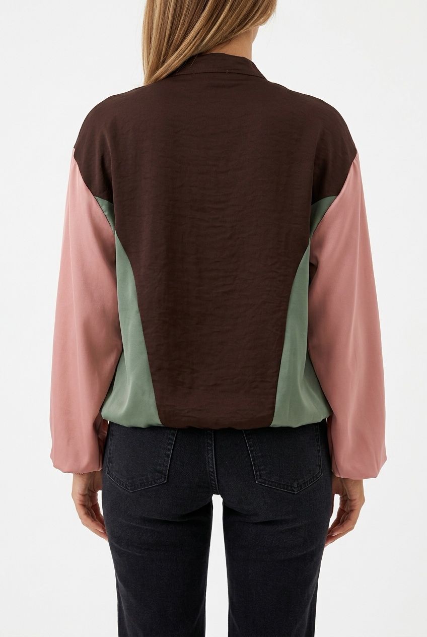 ROLL JACKET-Brown