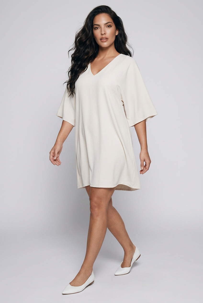 Elina Dress Beige