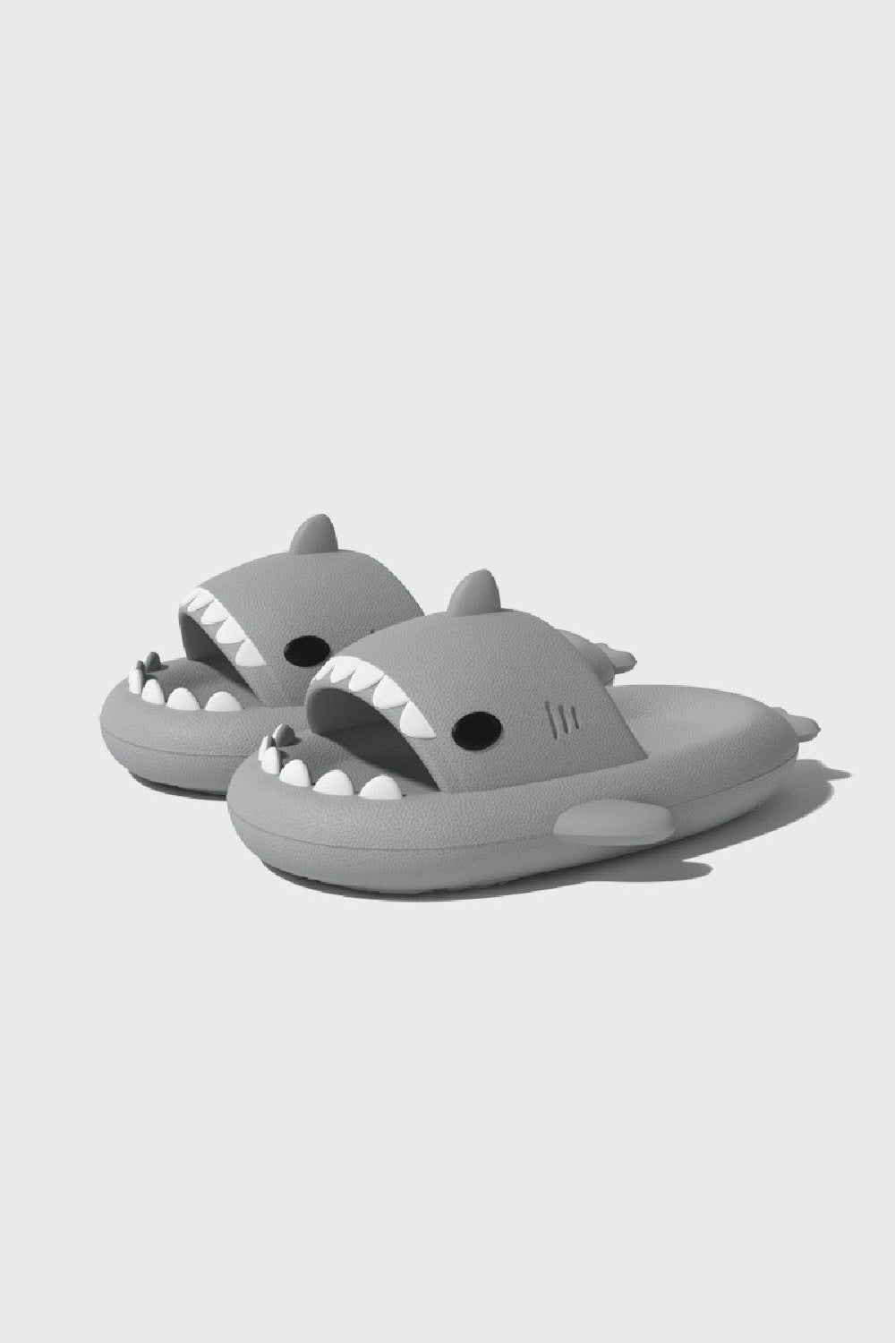 Shark Slippers Grey