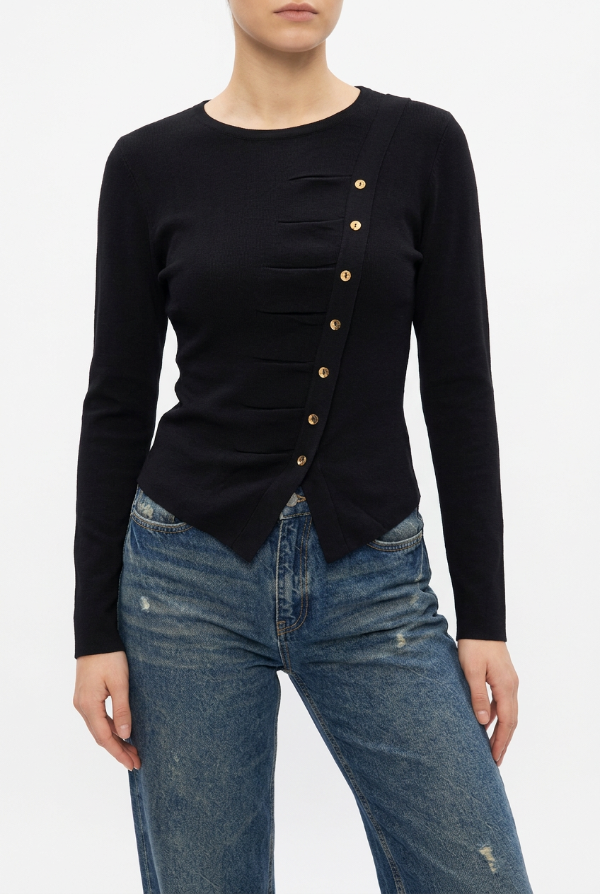 CARELLA TOP-Black