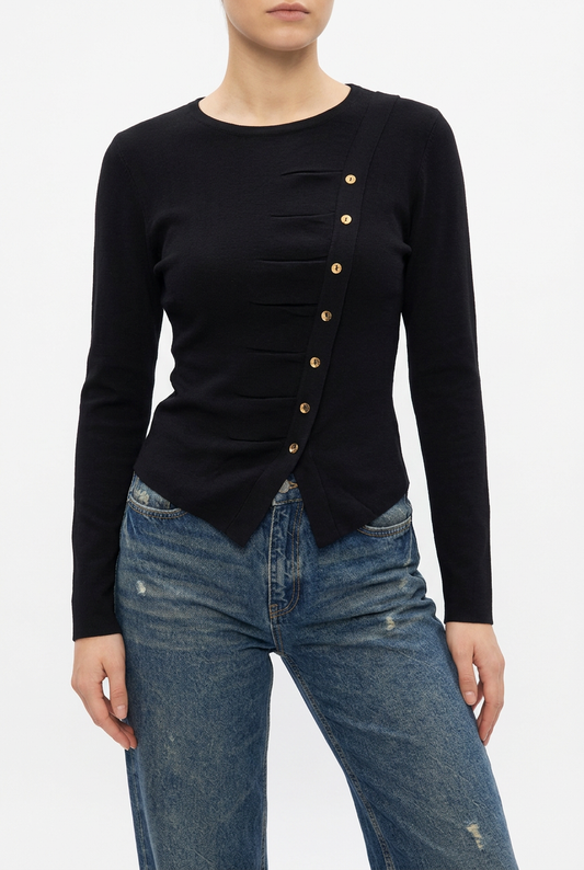 CARELLA TOP-Black