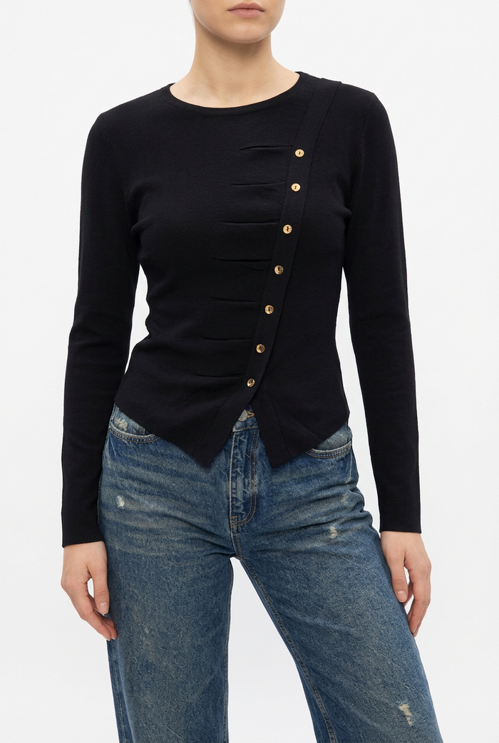 CARELLA TOP-Black