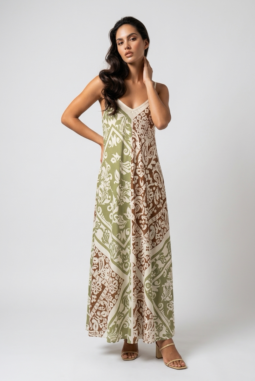 Bandino Dress Olive Green