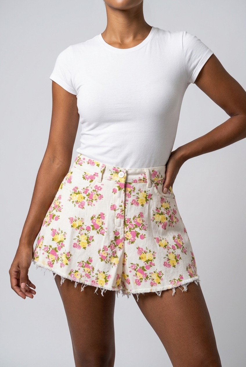 Fiora Shorts White