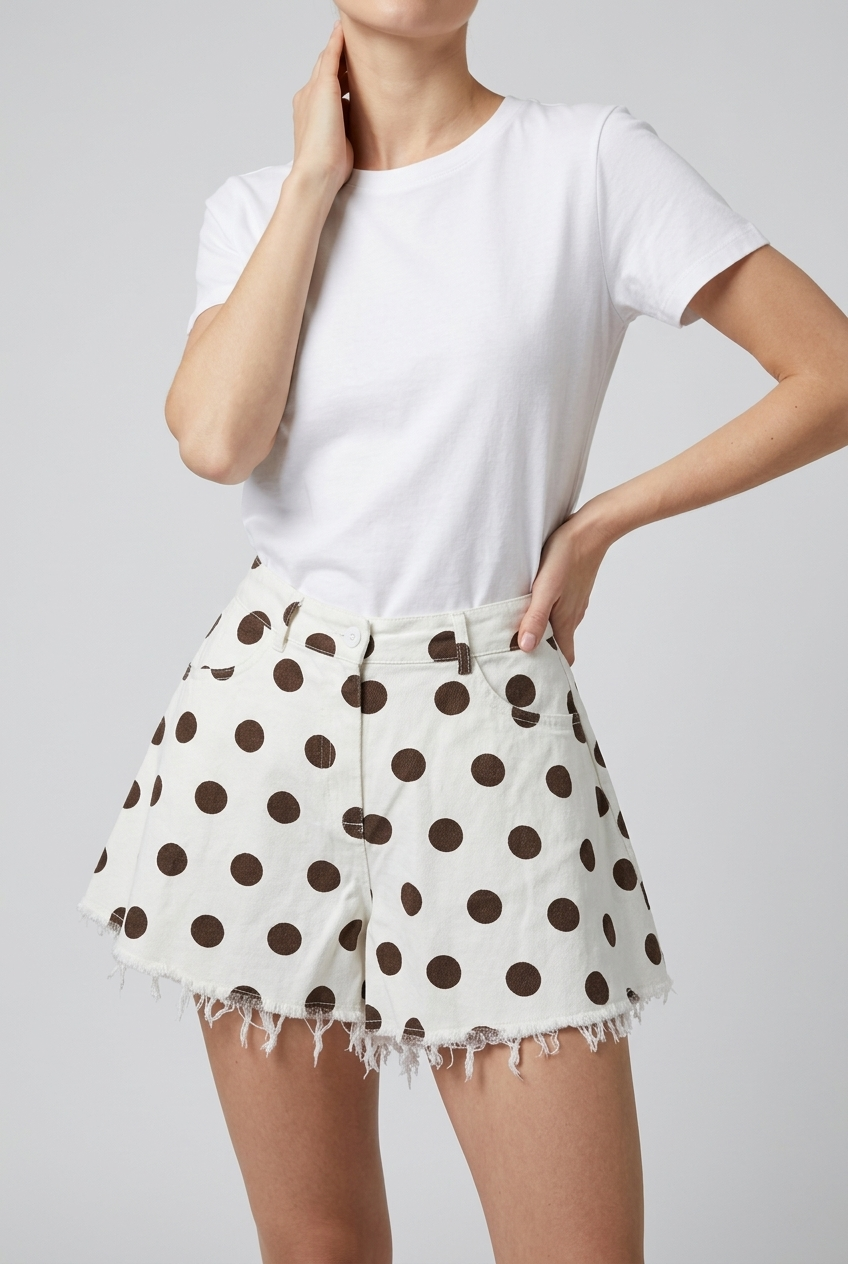 Polko Shorts White
