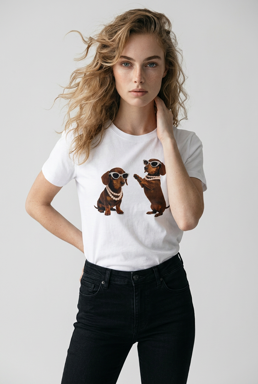 Pearl Dog T-shirt