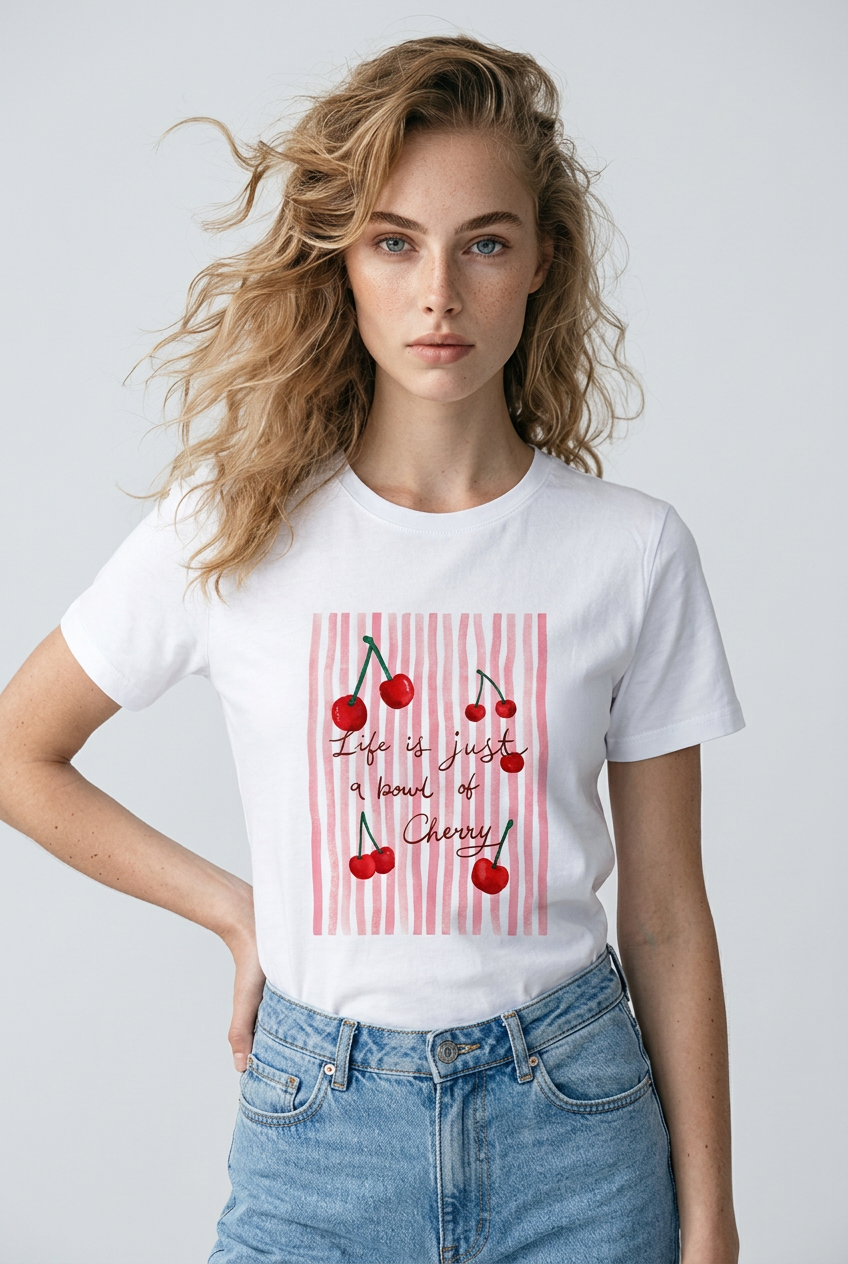 Cherry Stripe T-Shirt