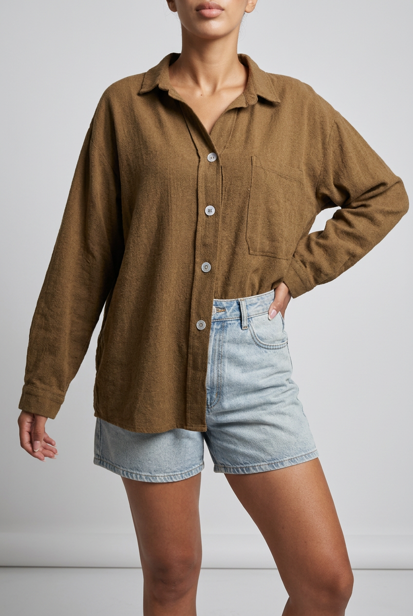 Anastasia Shirt Brown