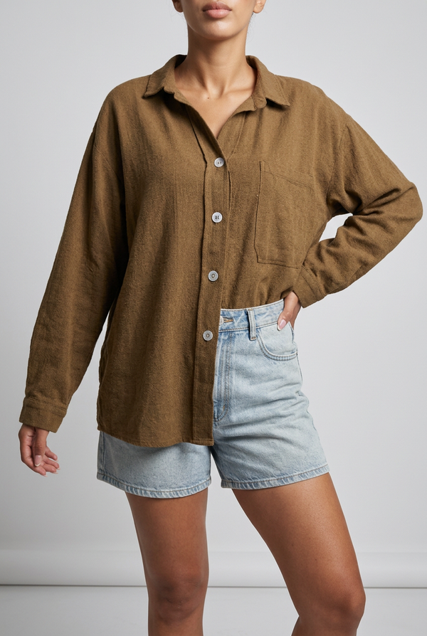 Anastasia Shirt Brown