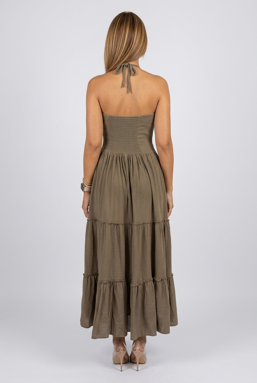 Mirage Dress Brown