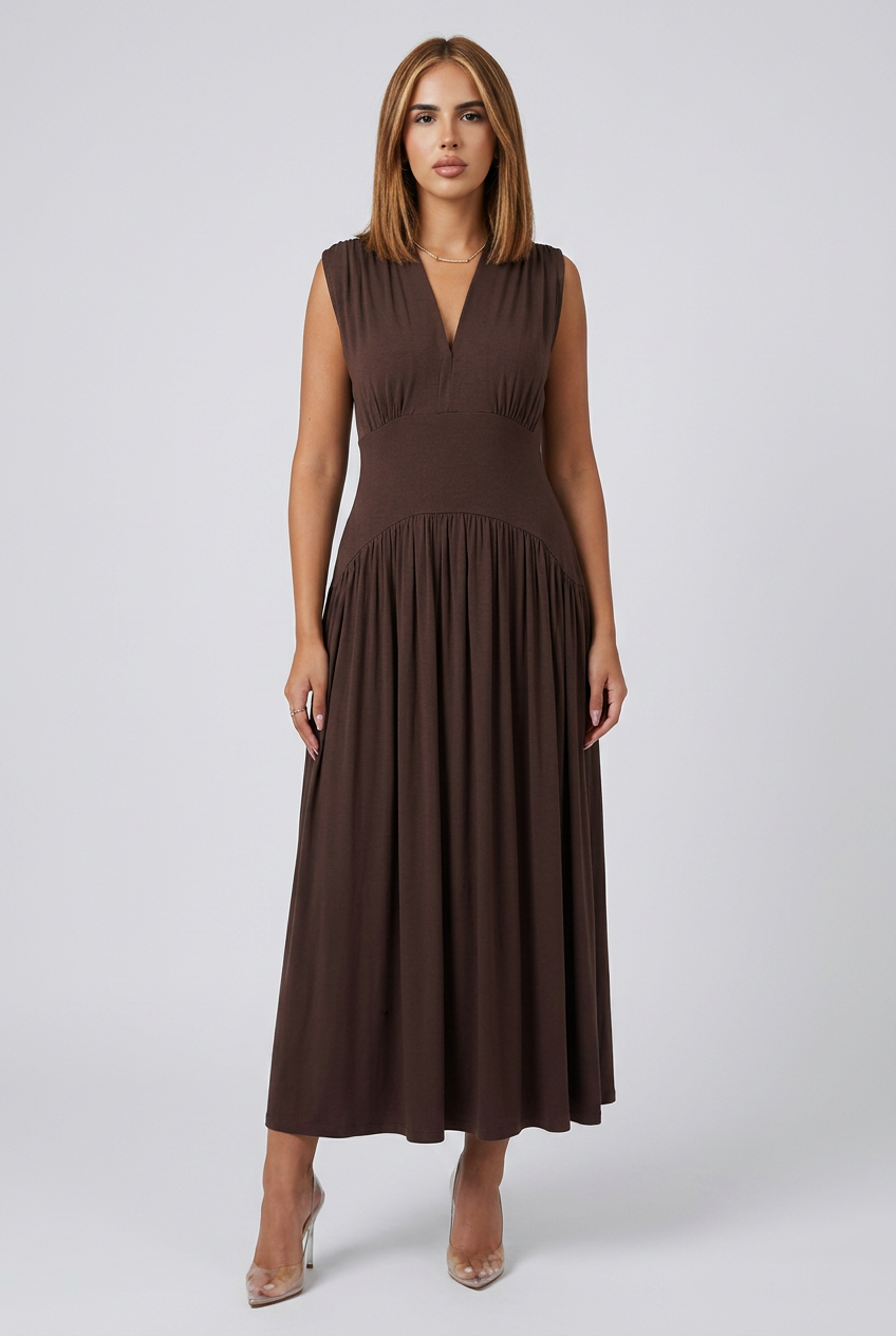 Ferila Dress Brown