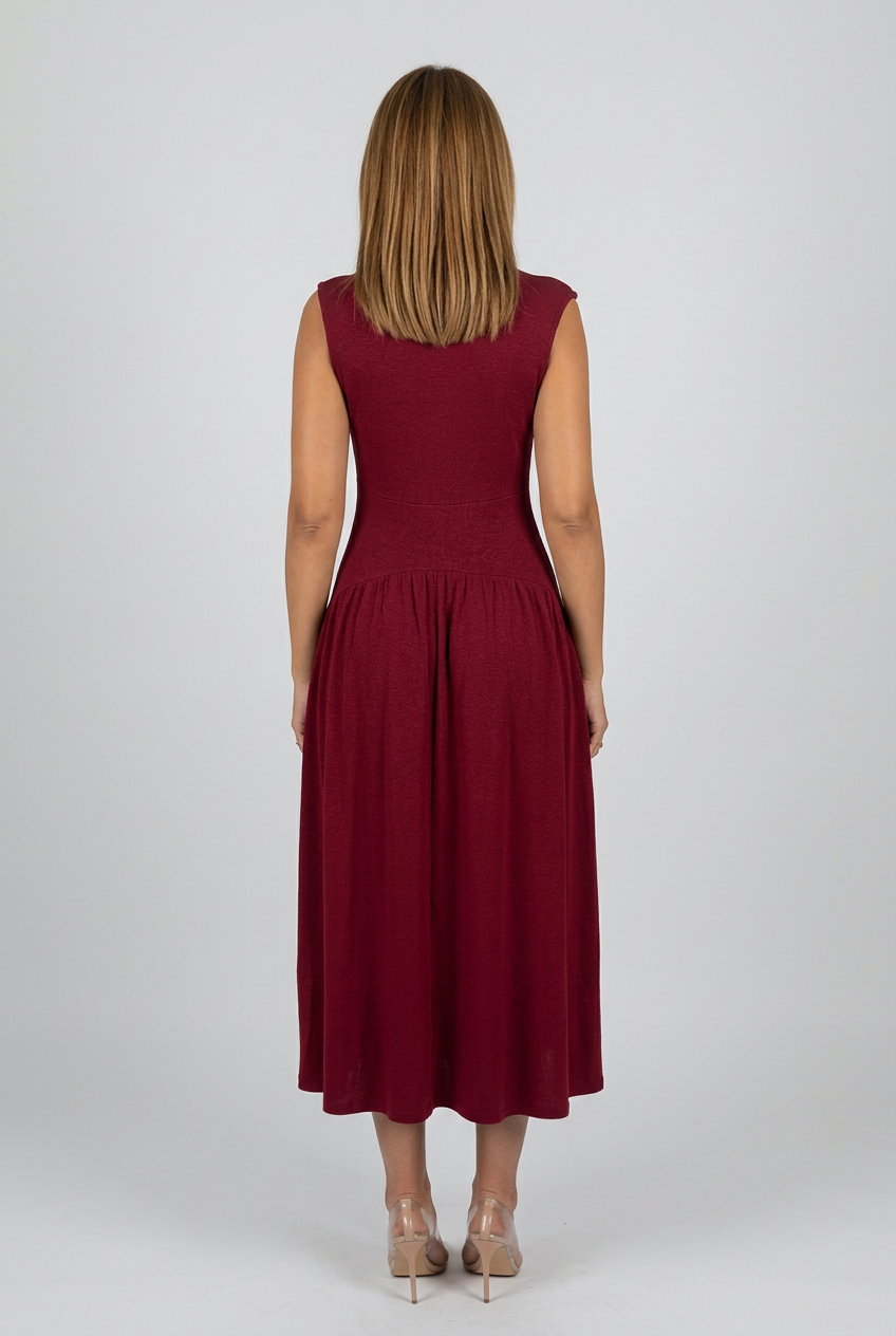 Ferila Dress Burgundy