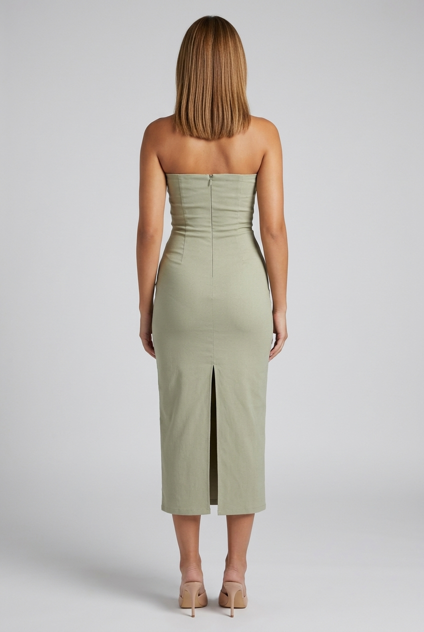 Darino Dress Olive Green