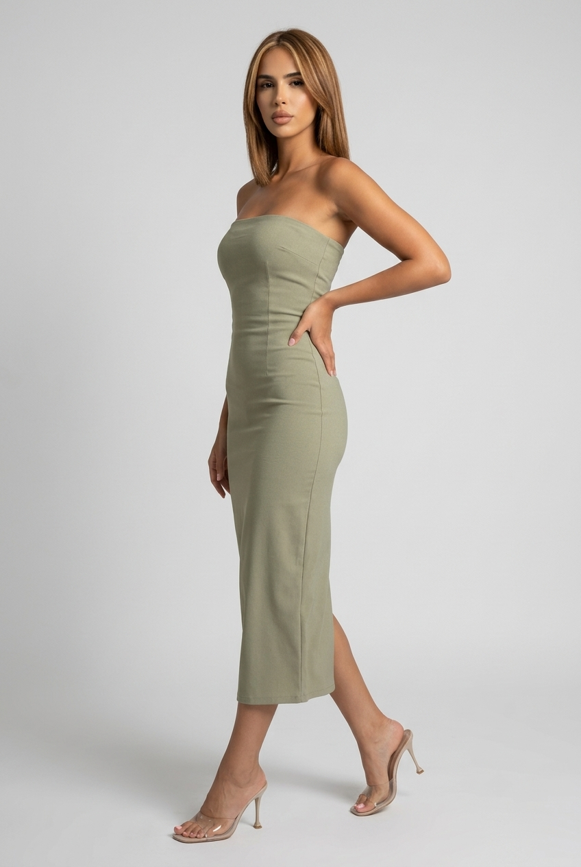 Darino Dress Olive Green