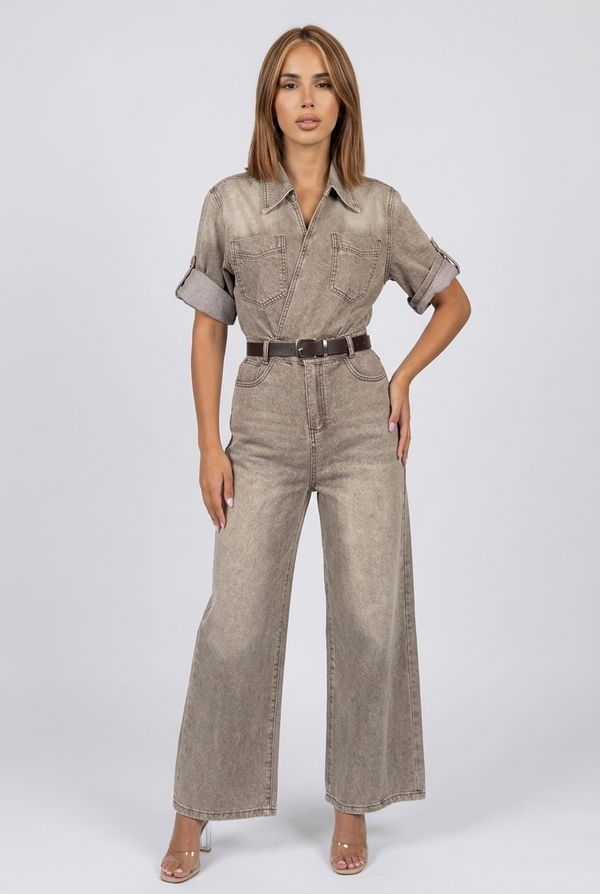 Medusa Jumpsuit Beige