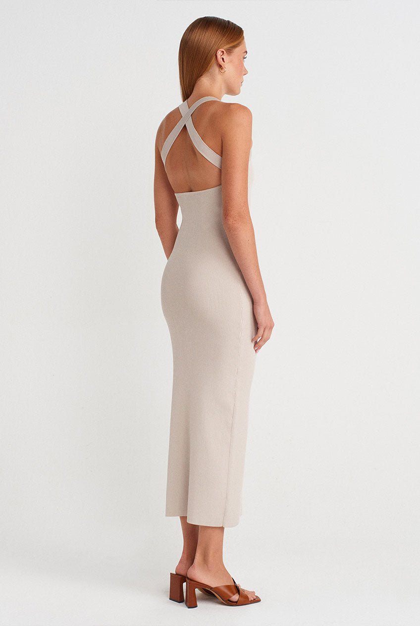 Terry Dress Beige