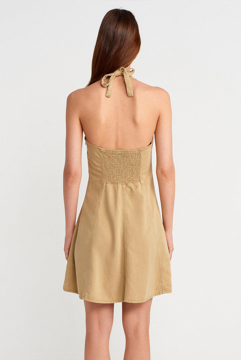Wenda Dress Beige